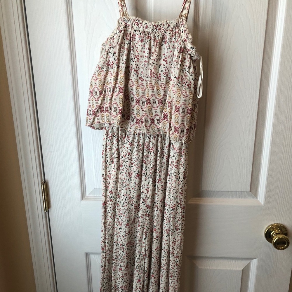 Jumpsuit floral print wide leg
